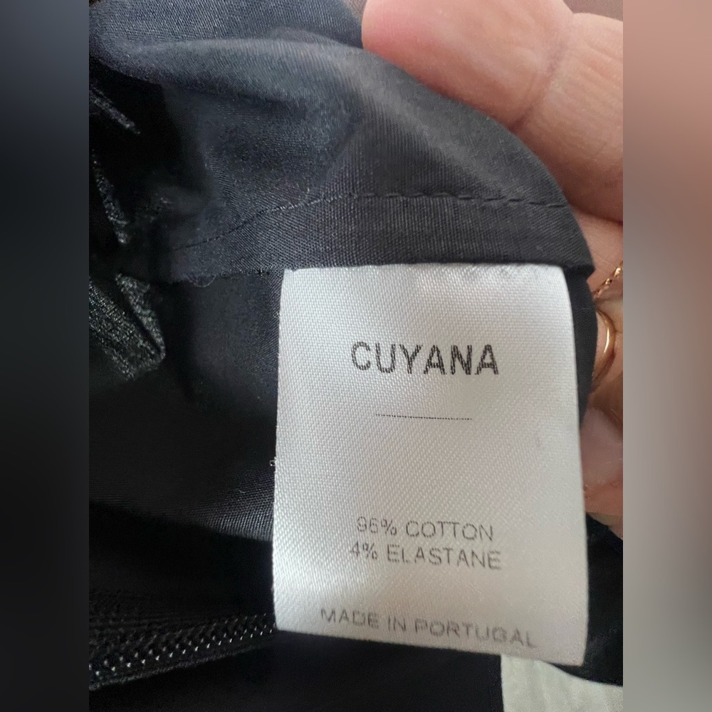 Cuyana Black Maxi Cotton Chic Dress Sz S - Picture 12 of 16